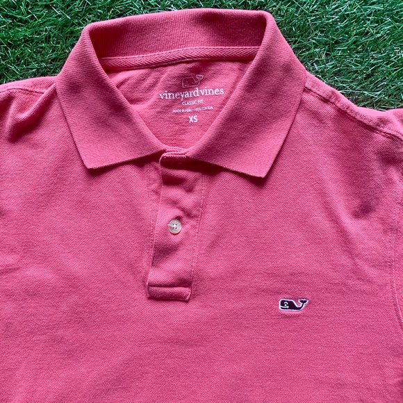 Vinyard Vines Men's XS Pink Polo Shirt - Picture 2 of 7